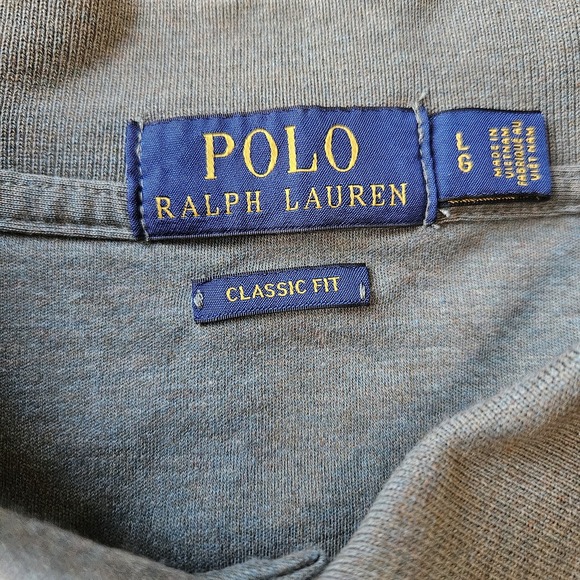 Polo Ralph Lauren Classic Fit Soft Touch Light Army Green Polo Shirt Men Large - Picture 4 of 5